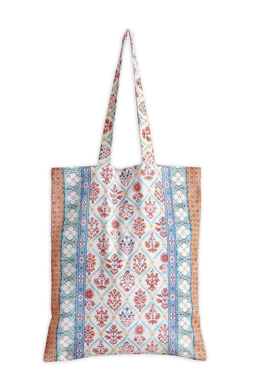 Maison d Hermine Grocery Bag 100% Cotton Reusable Tote Bag for Work Beach Travel Shopping Lunch Perfect for Mothers Day Gifts Men Women (Romane)